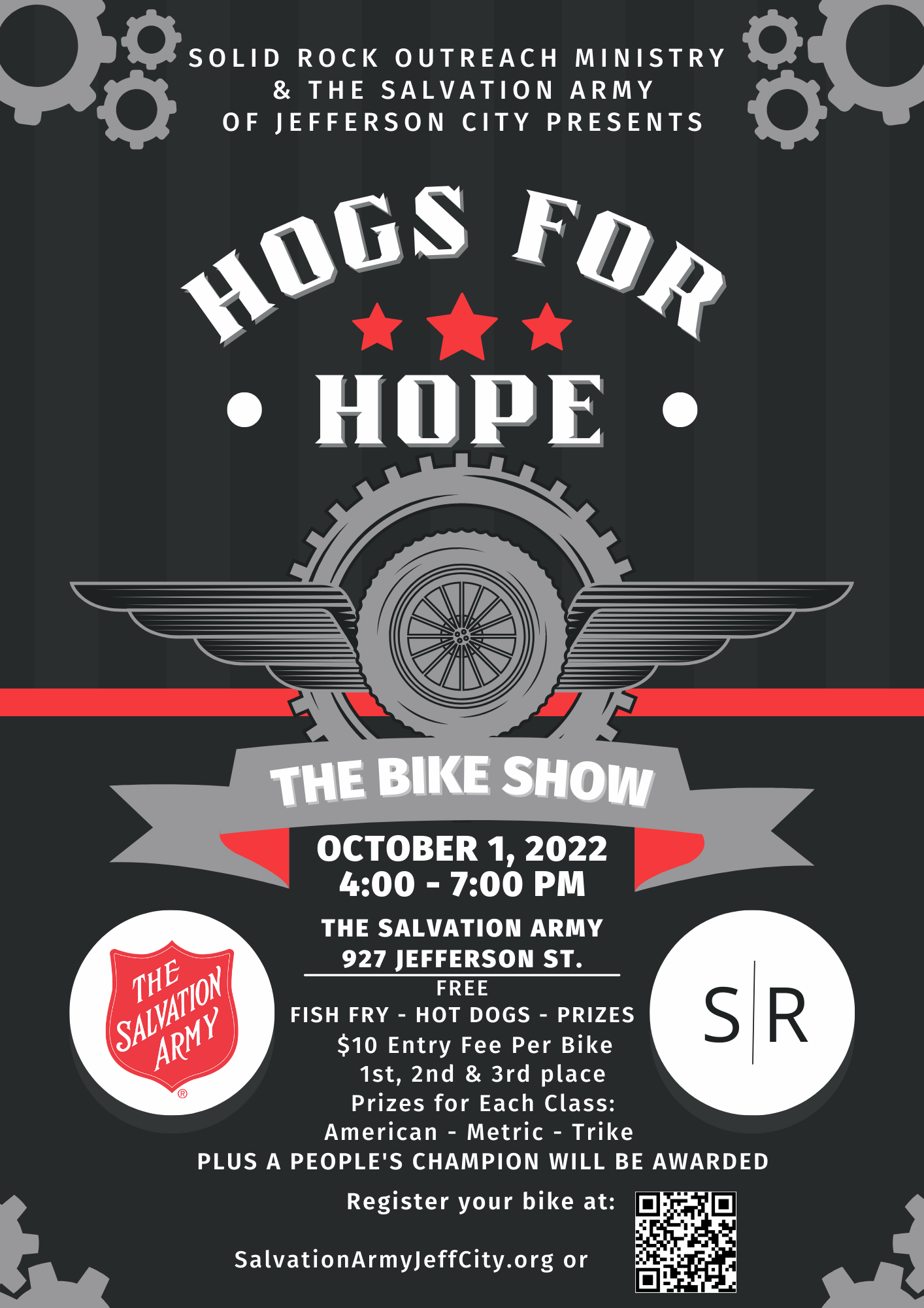 Hogs for Hope Fundraiser for the Salvation Army