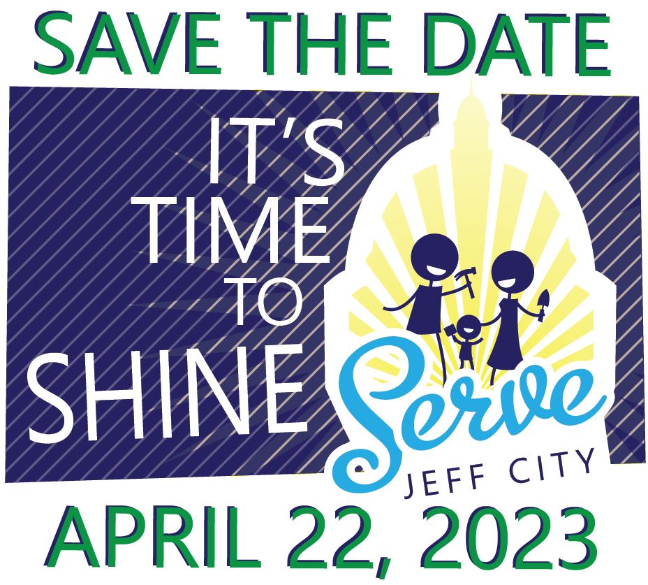 Serve Jeff City on April 22, 2023 at McClung Park from 8 am - 12 pm